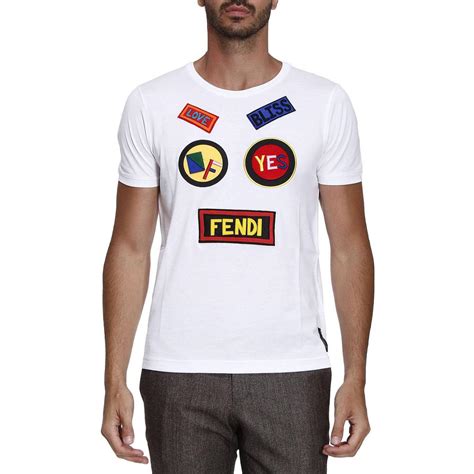 fendi white t shirt mens